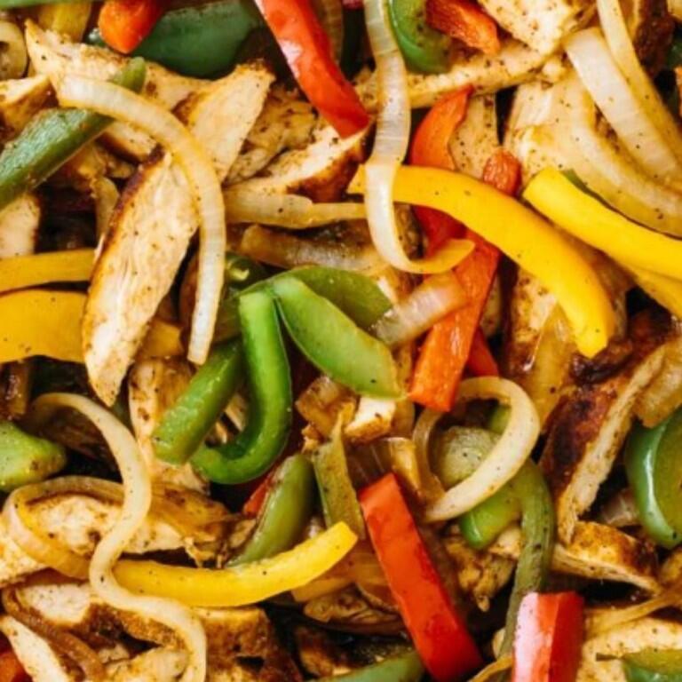 Small Tray of Vegetarian Fajitas